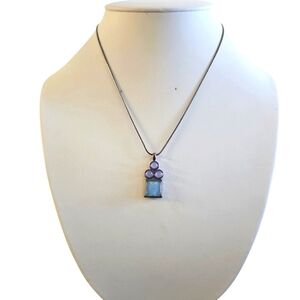 Vintage Vida Jewels Aquamarine Necklace